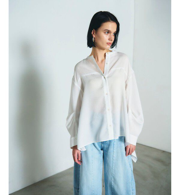 Diagram「バックシャンオーバーシャツ」|シャツ・ブラウス|ホワイト