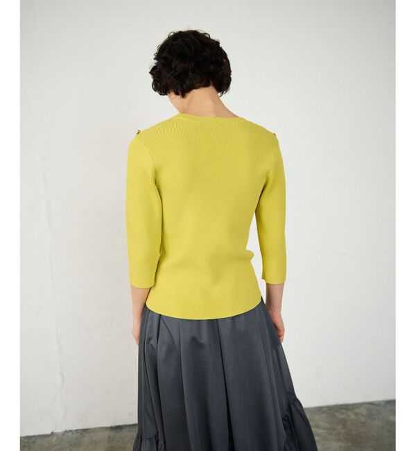 Diagram「メタル釦リブニットトップ」|ニット・セーター|