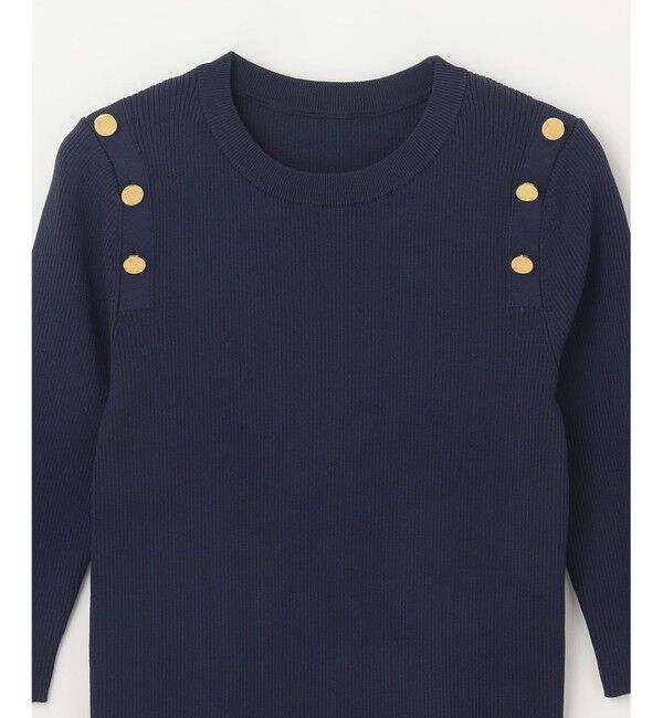 Diagram「メタル釦リブニットトップ」|ニット・セーター|