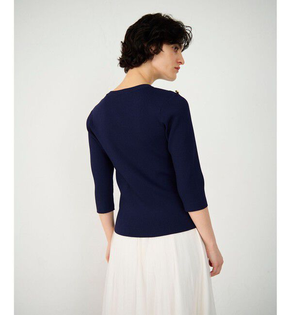 Diagram「メタル釦リブニットトップ」|ニット・セーター|