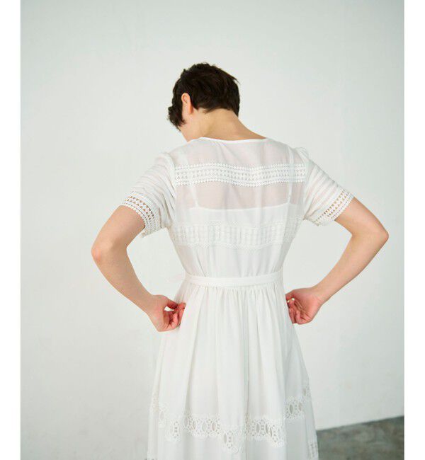 Diagram「レース切替フレアワンピース」|ワンピース|