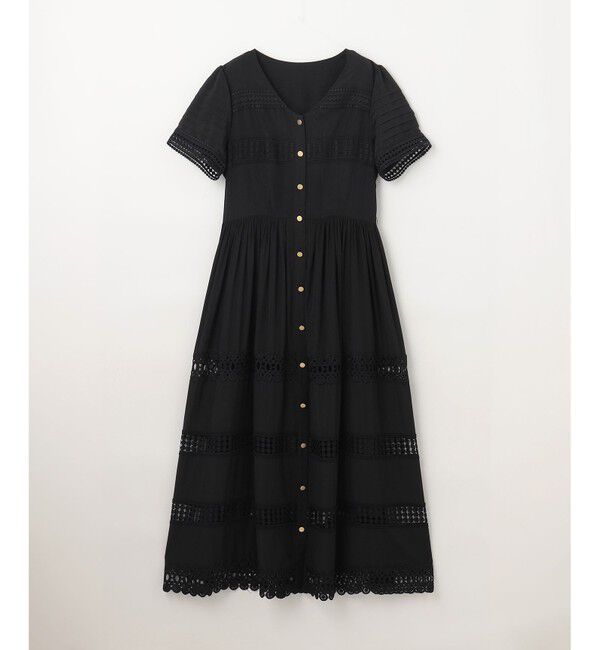 Diagram「レース切替フレアワンピース」|ワンピース|