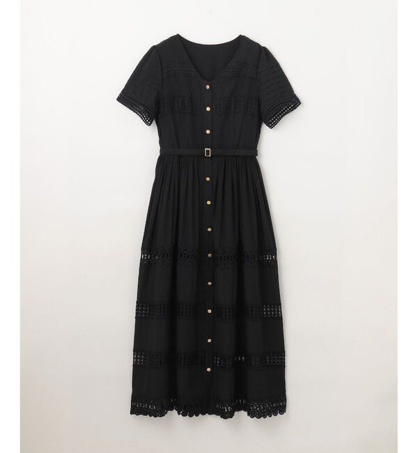 Diagram「レース切替フレアワンピース」|ワンピース|