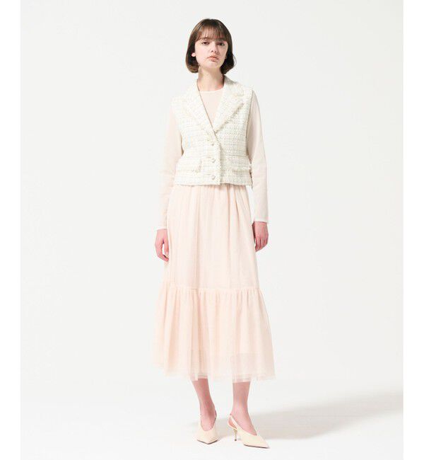 GRACE CONTINENTAL「ツイードベスト」|ベスト・ジレ|キナリ