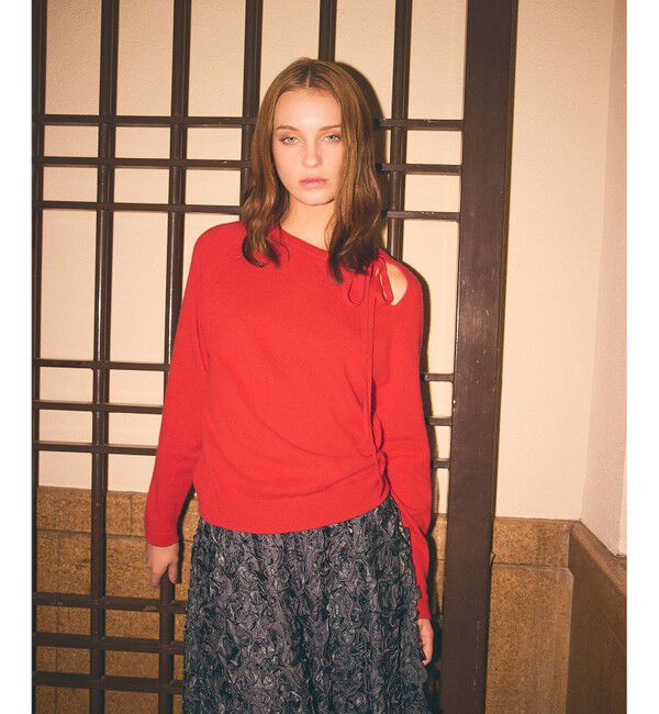 Grace Class「ボウタイカシミヤトップ」|ニット・セーター|