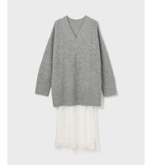 Diagram「シアーレースニットワンピース」|ワンピース|