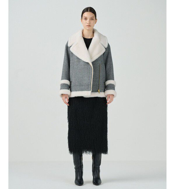 Diagram「フリンジタイトスカート」|スカート|ブラック