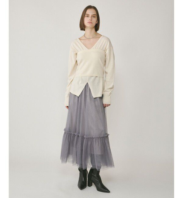 Diagram「ラメチュールギャザースカート」|スカート|