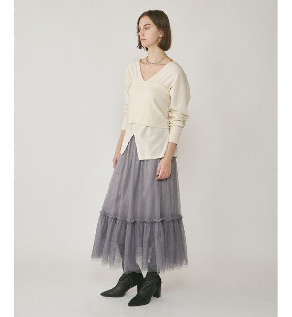 Diagram「ラメチュールギャザースカート」|スカート|