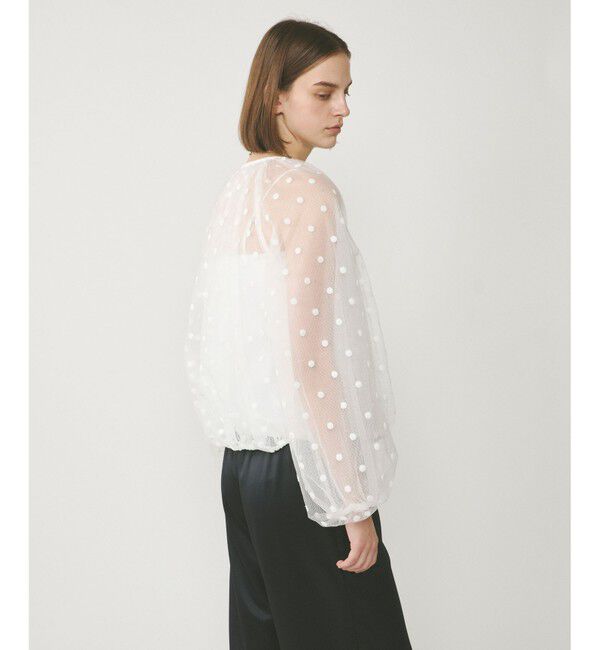  「チュールノーカラーブルゾン」|ブルゾン・スタジャン|