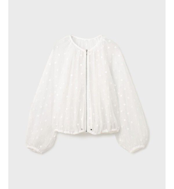  「チュールノーカラーブルゾン」|ブルゾン・スタジャン|