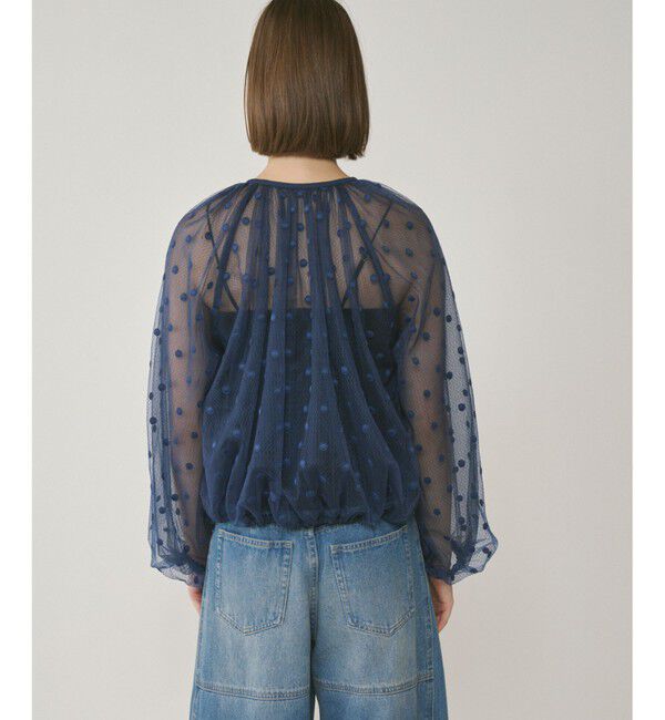  「チュールノーカラーブルゾン」|ブルゾン・スタジャン|