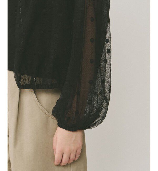  「チュールノーカラーブルゾン」|ブルゾン・スタジャン|