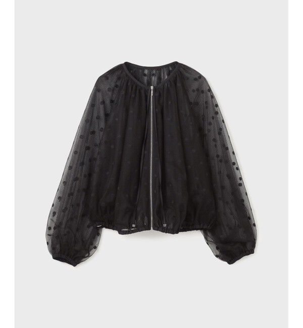  「チュールノーカラーブルゾン」|ブルゾン・スタジャン|