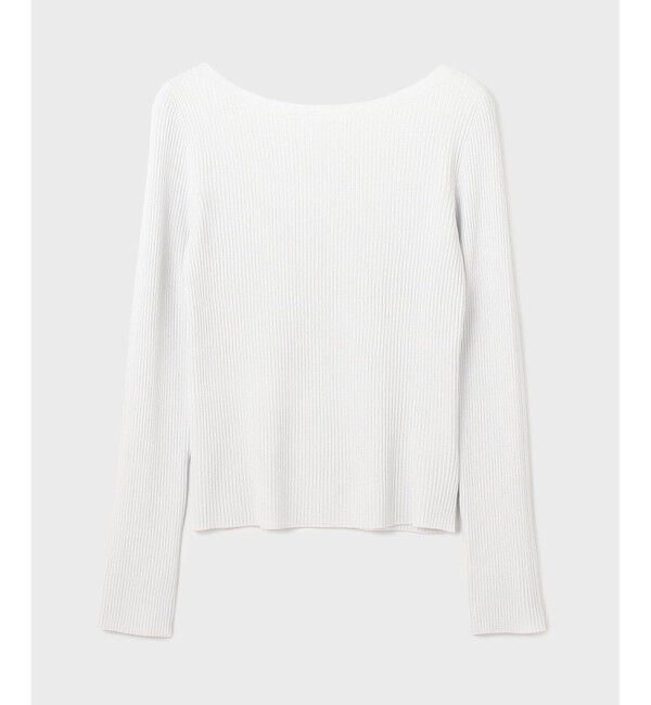  「ハイゲージラメニットトップ」|ニット・セーター|