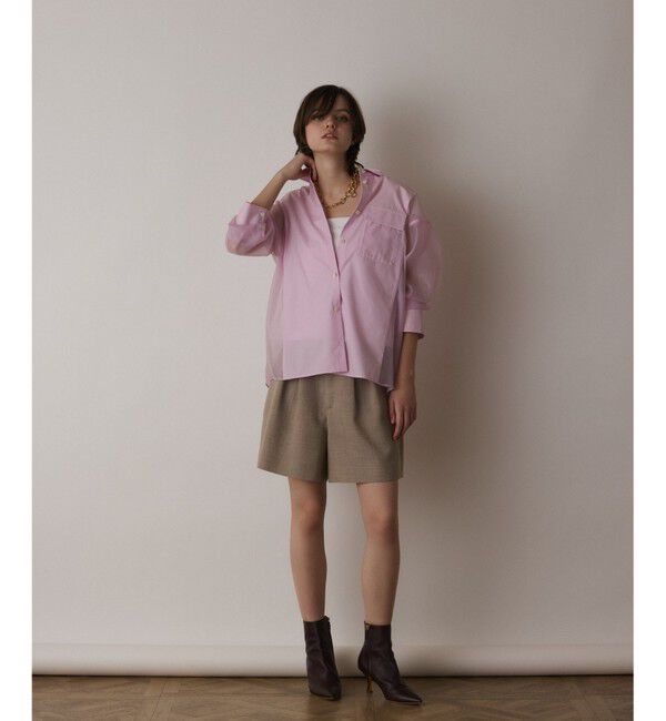  「シアーコンビオーバーシャツ」|シャツ・ブラウス|