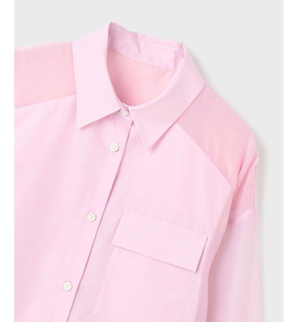  「シアーコンビオーバーシャツ」|シャツ・ブラウス|