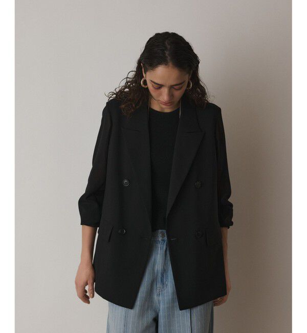 Diagram「シアーテーラードジャケット」|テーラードジャケット|ブラック