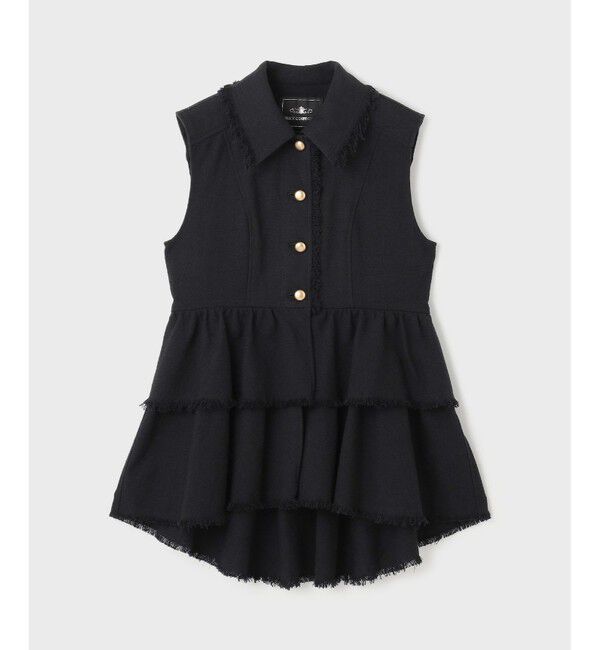 GRACE CONTINENTAL「ツイードフリンジジレ」|シャツ・ブラウス|