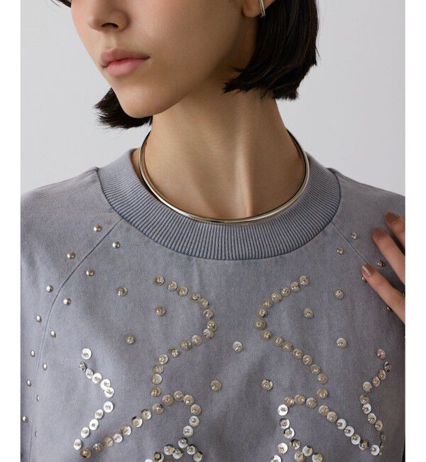 GRACE CONTINENTAL「ピグメントショートトップ」|Tシャツ・カットソー|