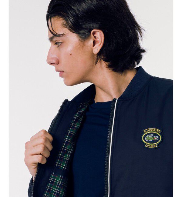 LACOSTE「ライトウェイトボマージャケット」|ブルゾン・スタジャン|
