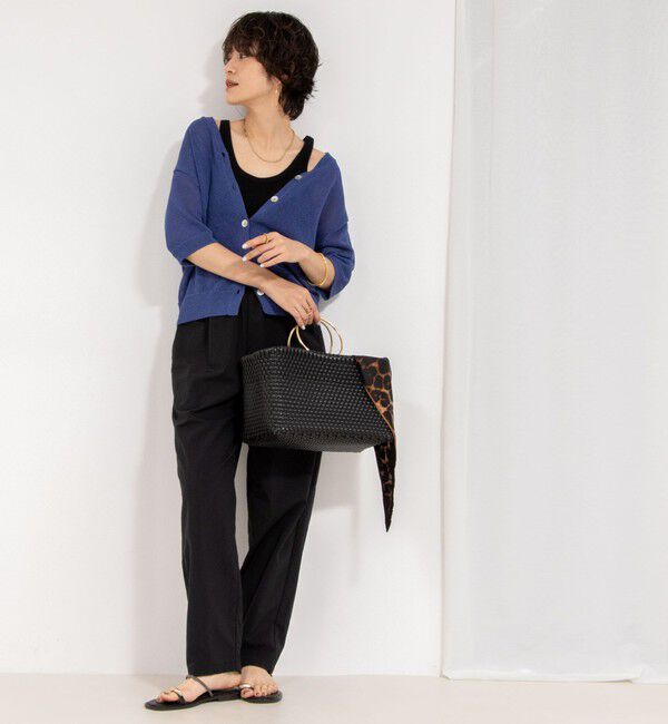 NOLLEY'S「ウォッシャブル多機能ウエストフリルテーパードパンツ」|その他|