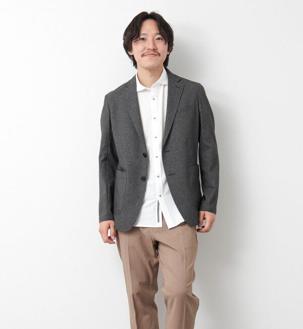 NOLLEY'S goodman「《ビジカジ対応》ハイゲージ サッカーストライプパラシュート半袖シャツ 25SS」|シャツ・ブラウス|