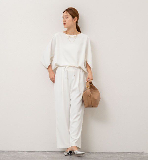 NOLLEY'S「《セットアップ対応》ウォッシャブルツイルイージーパンツ」|その他|