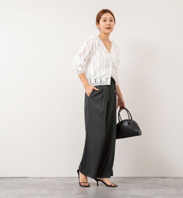 NOLLEY'S「《セットアップ対応》ウォッシャブルツイルイージーパンツ」|その他|