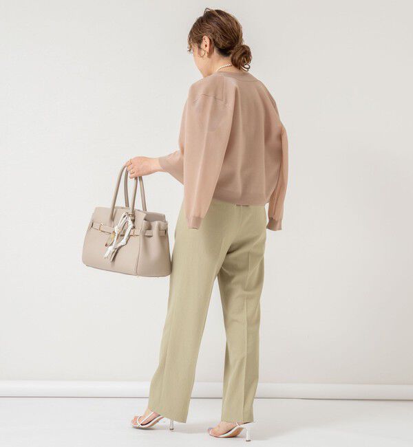 NOLLEY'S「【PR林☆別注カラーあり】ウォッシャブルツイルストレッチ愛されワイドパンツ」|その他|