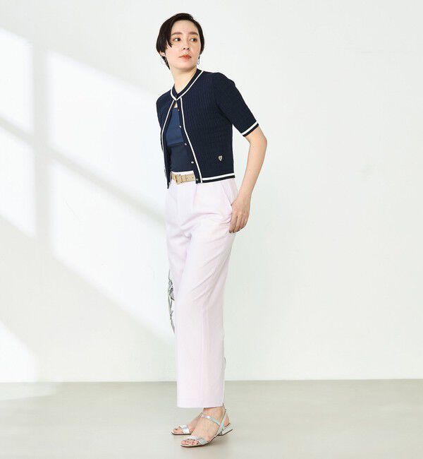 NOLLEY'S「【PR林☆別注カラーあり】ウォッシャブルツイルストレッチ愛されワイドパンツ」|その他|