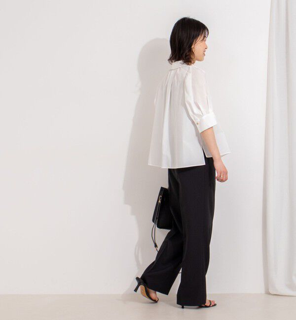 NOLLEY'S「【PR林☆別注カラーあり】ウォッシャブルツイルストレッチ愛されワイドパンツ」|その他|