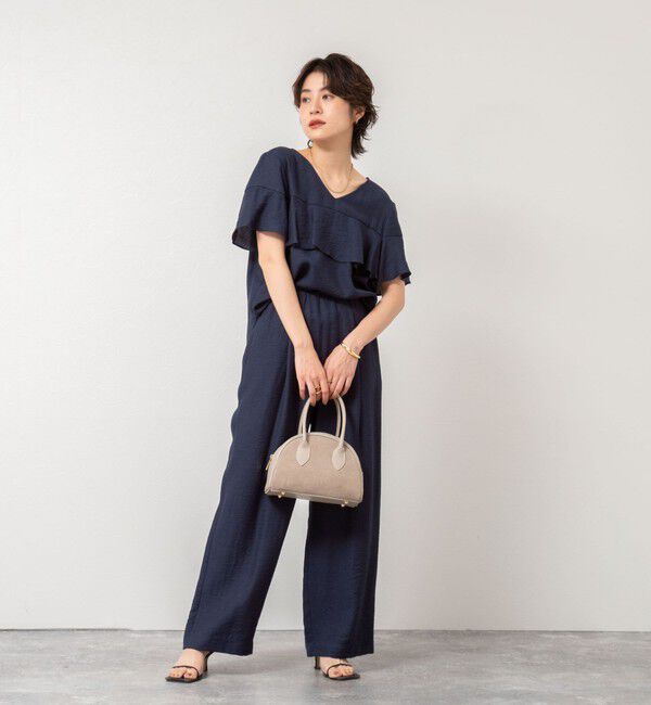 NOLLEY'S「◇【WEB限定】《セットアップ対応》ジュピターインゴムイージーワイドパンツ」|その他|