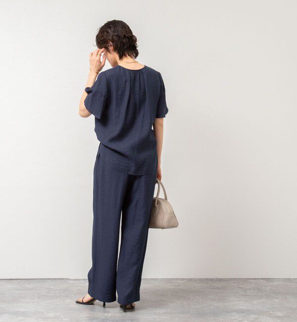 NOLLEY'S「◇【WEB限定】《セットアップ対応》ジュピターインゴムイージーワイドパンツ」|その他|