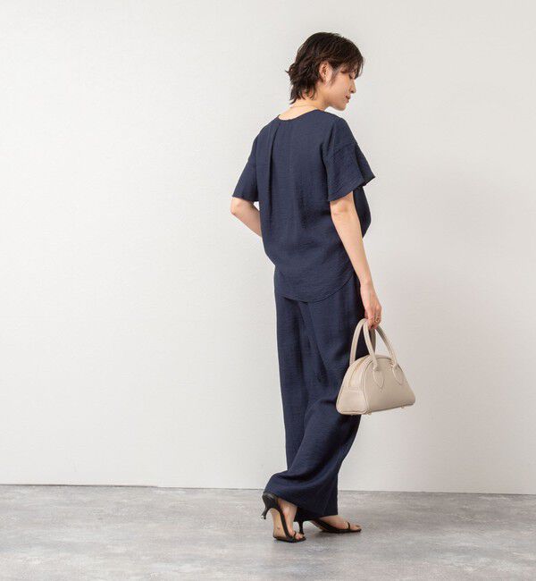 NOLLEY'S「◇【WEB限定】《セットアップ対応》ジュピターインゴムイージーワイドパンツ」|その他|