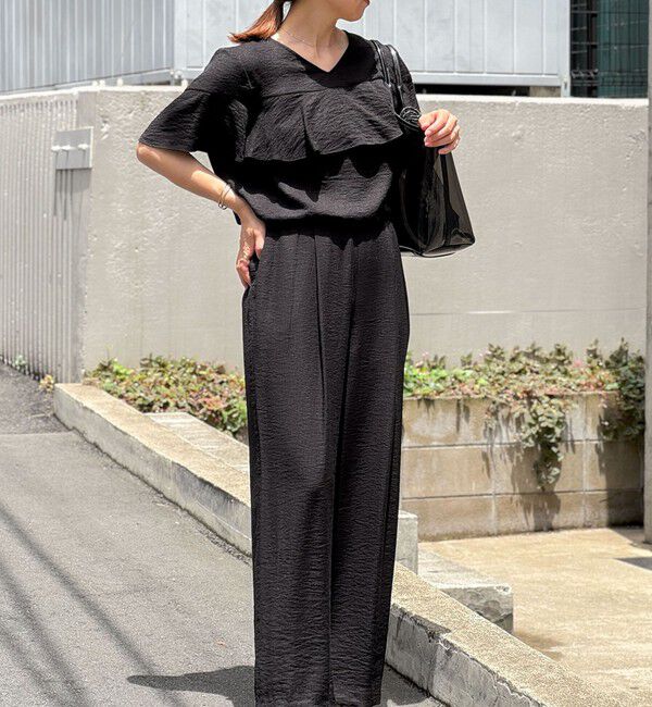 NOLLEY'S「◇【WEB限定】《セットアップ対応》ジュピターインゴムイージーワイドパンツ」|その他|