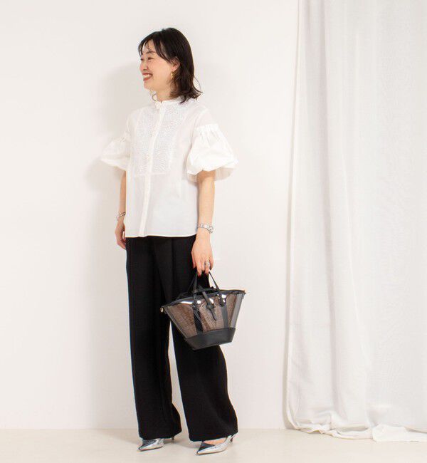 NOLLEY'S「◇【WEB限定】《セットアップ対応》ジュピターインゴムイージーワイドパンツ」|その他|