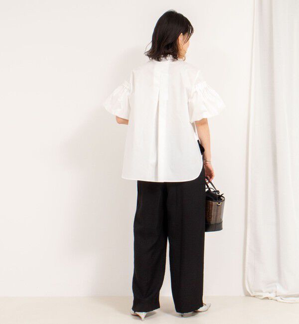 NOLLEY'S「◇【WEB限定】《セットアップ対応》ジュピターインゴムイージーワイドパンツ」|その他|