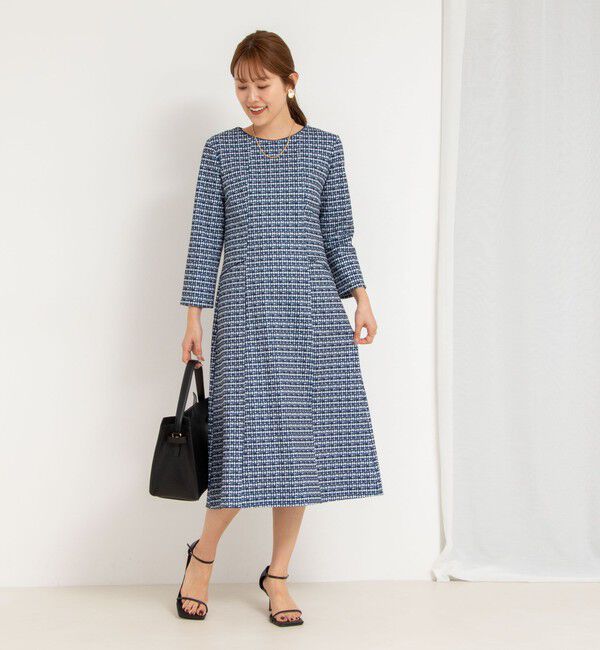 NOLLEY'S「ツイード見えワンピース」|ワンピース|