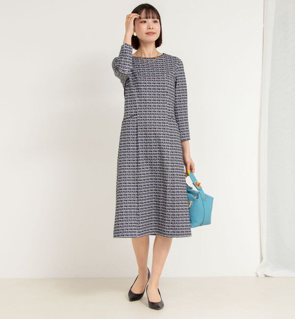 NOLLEY'S「ツイード見えワンピース」|ワンピース|