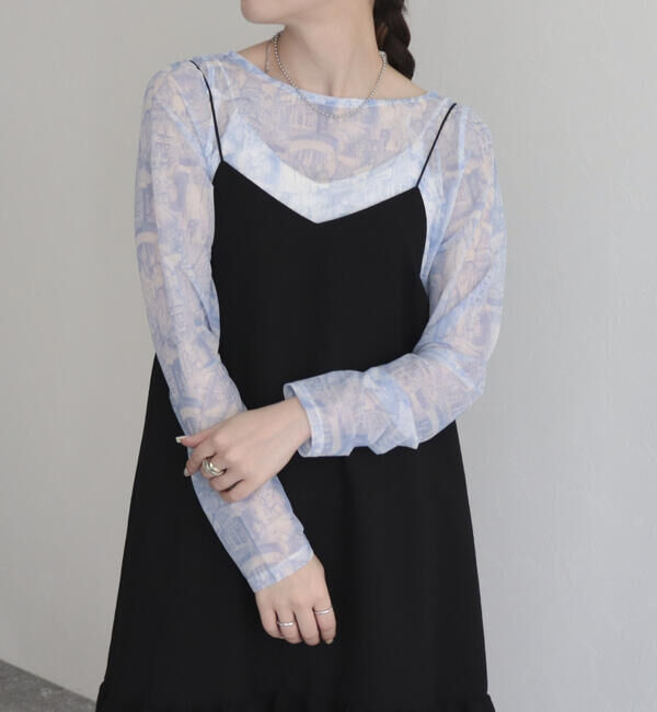 fredy emue「ランドスケープシアープルオーバー」|Tシャツ・カットソー|