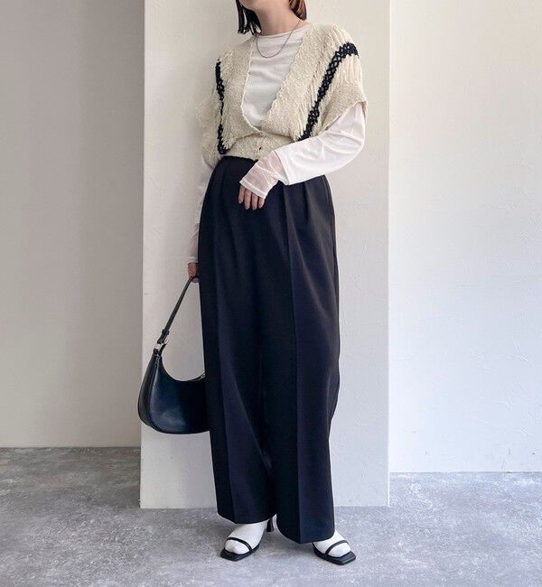 fredy emue「ハンドメイドかぎ編みビスチェ」|ニット・セーター|