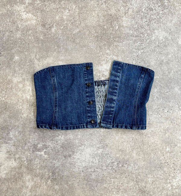 fredy emue「デニム/ミリタリービスチェ」|シャツ・ブラウス|