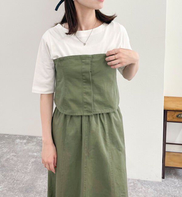 fredy emue「デニム/ミリタリービスチェ」|シャツ・ブラウス|