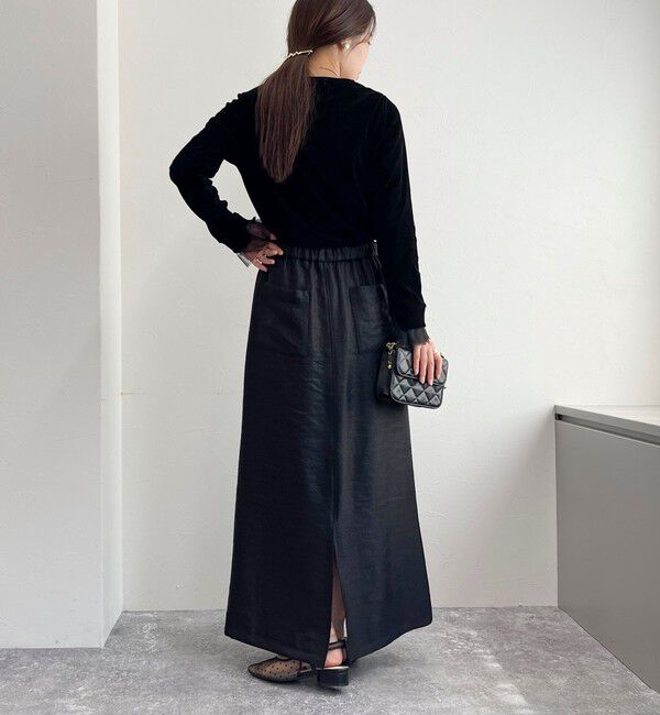 fredy emue「フロッキー袖チュールプルオーバー」|Tシャツ・カットソー|