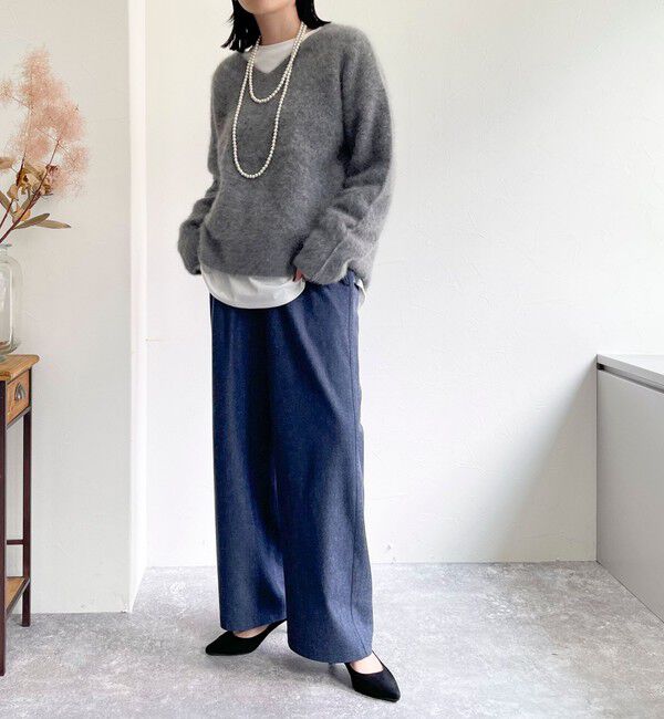 fredy emue「ソフトフランネルセミワイドパンツ」|その他|