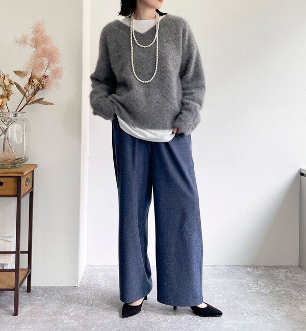 fredy emue「ソフトフランネルセミワイドパンツ」|その他|