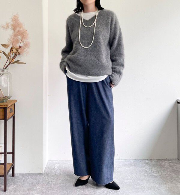 fredy emue「ソフトフランネルセミワイドパンツ」|その他|