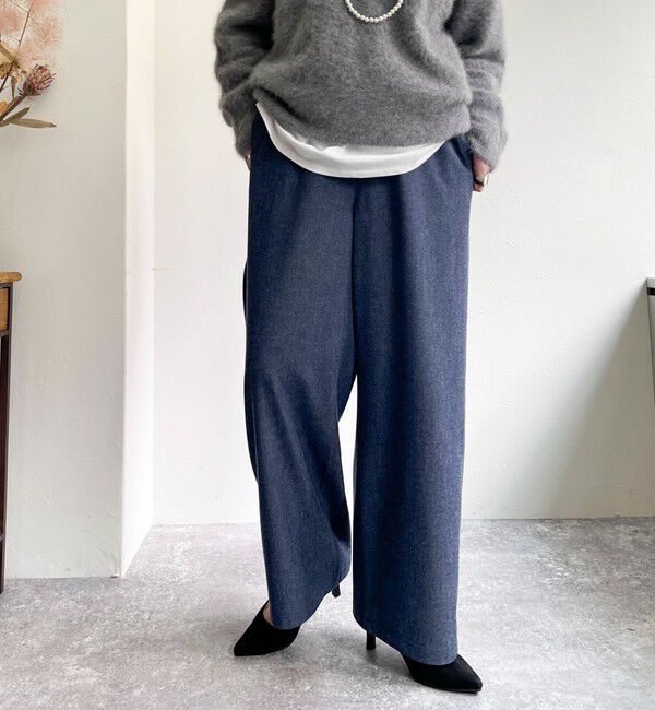 fredy emue「ソフトフランネルセミワイドパンツ」|その他|