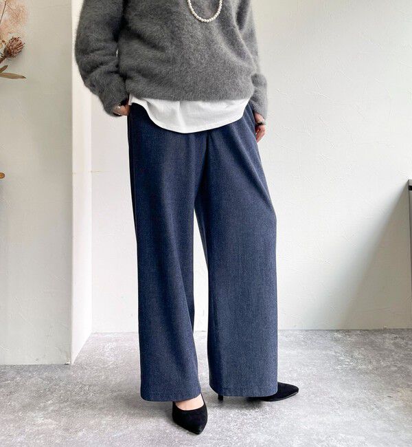 fredy emue「ソフトフランネルセミワイドパンツ」|その他|